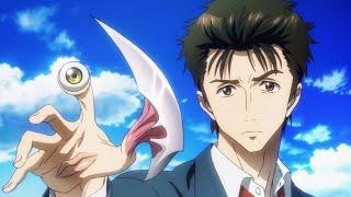 طالب قوي يخفي قوته عن الناس بسبب حصوله  علي  قوه شيطانيه جباره 1⃣   ملخص انمي parasyte