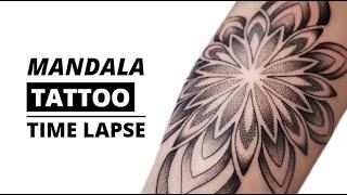 MANDALA TATTOO DOTWORK - TIME LAPSE