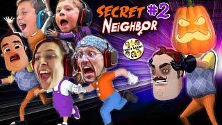 HELLO NEIGHBOR PUMPKIN HEAD  Halloween Hide-n-Seek Secret Neighbor + FGTEEV House Alarm Goes Off