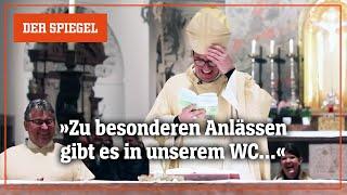 Video vom Ostergottesdienst Der Lachanfall des Bischofs  DER SPIEGEL