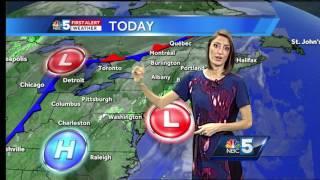 Video Showers arrive Tuesday afternoon 111516