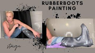 Rubberboots painting...or painting in Rubberboots#Rubberboots