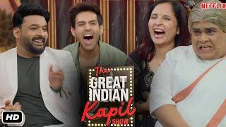 The Great Indian Kapil Show Full Episode With Kapil Sharma Kartik Aaryan & Mala Tiwari I Review