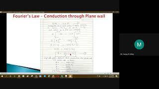 HT Lecture 06_Fouriers Law applied to Plane Wall Hollow Cylinder & Hollow Sphere