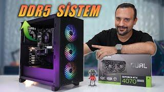 ASUS DUAL RTX 4070 SUPER ve Ryzen 5 7500F TOPLAMA OYUN BİLGİSAYARI