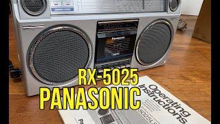 Panasonic RX-5025L Radio Cassette Recorder Appraisal Before Repair.