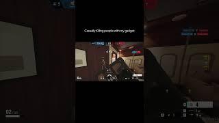 Casually killing people with my gadget #rainbowsixsiege #cheat #r6glitch #r6siege #r6glitches