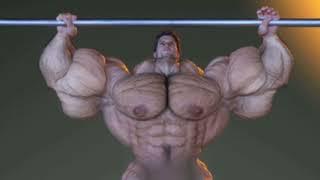 Pull up - Muscle growth animation