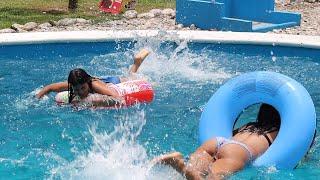 Desafio de piscina #207 Carreras en las donas