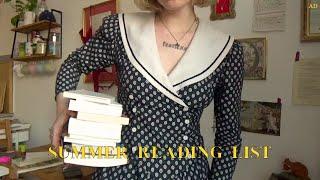 my summer reading list & chatty book haul