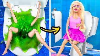 Toilet hacks for makeover  Poor Nerd Extreme Transformation with Little Gadgets* Rich VS Poor