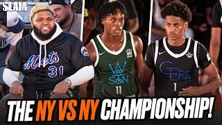 Druski Pulled Up To the NY vs NY Championship  GAME WAS A MOVIE 