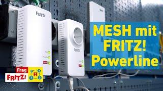 Mesh mit FRITZPowerline  Frag FRITZ 84