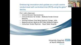 NTW 2024 Embracing Innovation and update on a multicentre self   controlled RCT – The geko™ device