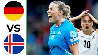 Germany vs Iceland  Highlights  Womens Euro Qualifiers 2024