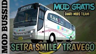 Mod Free lagi dari MBS mod Bus Setra Smile Travego  Bussid