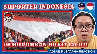  SUPORTER INDONESIA GEMURUHKAN BUKIT JALIL‼️  MALAYSIA REACTION