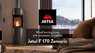 Jøtul F 170 Zensoric - Energy-efficient wood burning stove with automatic air control