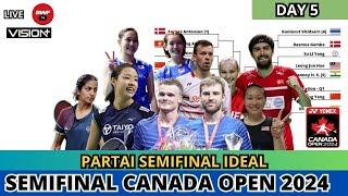 JADWAL SEMIFINAL CANADA OPEN 2024SEMIFINAL IDEAL