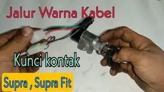 Jalur  Kabel Kunci Kontak Supra X  Supra Fit Dan Cara Kerjanya@asmchannel1505