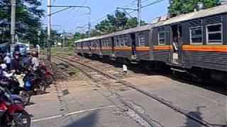 Train Railway  KRL Ekonomi Passing Bintaro