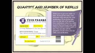 How to read your prescription label.