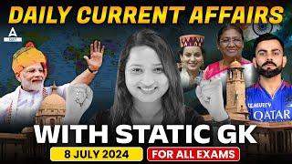 8 Daily Current Affairs for CUET 2025  Important Static GK  Current Affairs Today