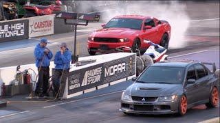 Boosted Mustang GT vs Duramax Diesel vs Subaru WRX vs EVO 9