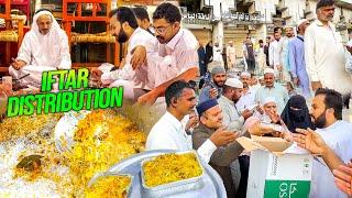 Distributing IFTARI on the Streets of Madina 