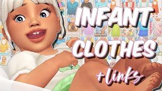 MY INFANT CLOTHES CC FOLDER  Maxis Match   150 items + links  sims 4