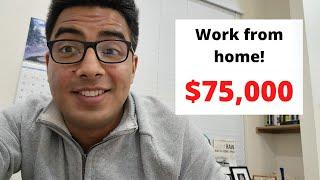 5 Work From Home Jobs PAYING UP TO $75000