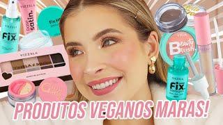 MAQUIAGEM COMPLETA SÓ USANDO VIZZELA PRODUTOS VEGANOS BRASILEIROS DE ALTA QUALIDADE