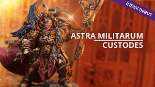 Astra Militarum vs Adeptus Custodes - NEW INDEX - A 10th Edition Warhammer 40k Battle Report