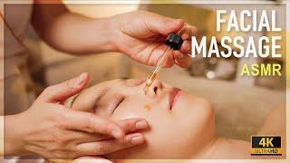 ASMR  Moist Facial massage & Back massage  no talking for Seep