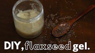 How to Make Flaxseed Gel for Curly Hair  DIY Flaxseed Gel Recipe