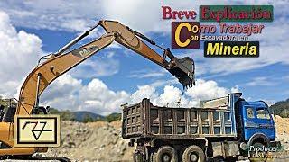 Excavadoras Hidráulicas Trabajando en Minería.
