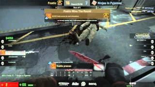 pronax 3v1 clutch   fnatic vs Ninjas in Pyjamas   Gfinity Champion of Champions 2015