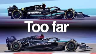 Where Mercedes went too far with its 2024 F1 car