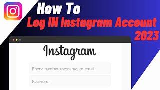 How To Login Instagram On PcLaptopDesktopComputer - IN 1 MINUTE