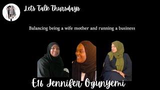 Let’s Talk Thursdays with @JenniferOgunyemi finding the balance