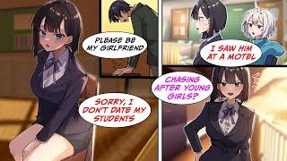 Manga Dub I had a crush on my high school teacher... After graduating I hadnt seen her until...