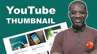 How to Create a YouTube Thumbnail in PowerPoint  YouTube Thumbnail Template Design