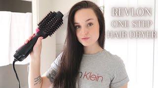 REVLON ONE STEP HAIR DRYER REVIEW + DEMO