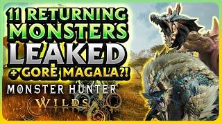 11 Returning Monsters Leaked + Gore Magala  Rathalos Watch