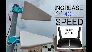 LPDA External Antenna for TP Link MR600  Increase your 4G Internet speed.