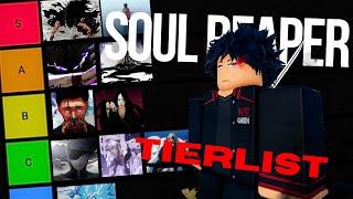 *UPDATED* Soul Reaper Shikai Tier LIst... Ft. Lawdie  Type Soul