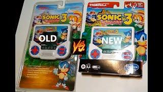 Sonic The Hedgehog 3 Hasbro 2020 & 1994 Tiger Electronics Handheld LCD Game Comparison