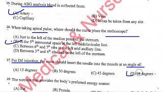 ossc Paper 2023  Solved OSSC ANM ?GNM Staff Nurse Paper Solved 2023-2024  OSSC