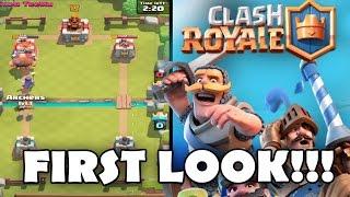 NEW SUPERCELL GAME CLASH ROYALE GAMEPLAY - My First Look
