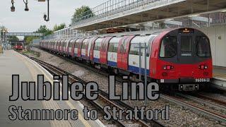 Jubilee line Stanmore to Stratford - DRIVERS EYE VIEW